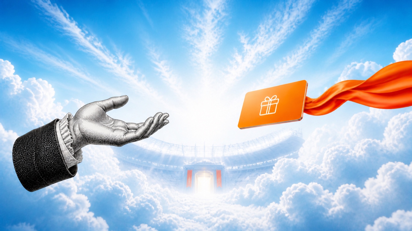 An orange wallet pass displayed with customer engagement and measurement signals